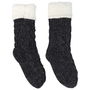 Sensly Par Calcetines Chenilla-Sherpa Antideslizantes Talla 36/41