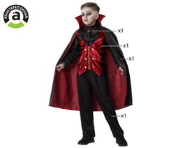 Atosa Disfraz de Vampiro Borgoña para Niño