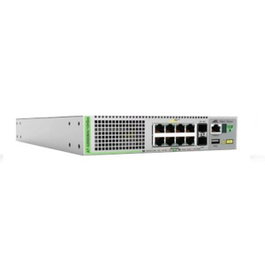Allied Telesis L3 Stack Switch 8 puertos 100M/1/2.5/5G PoE++ 2 puertos SFP+ Fuente de alimentación EU