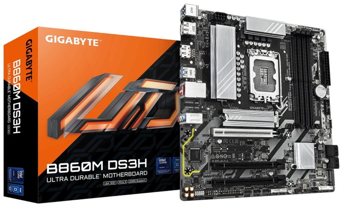 Gigabyte B860M DS3H Micro ATX DDR5 LGA 1851 Gigabyte B860M DS3H Micro ATX DDR5 LGA 1851