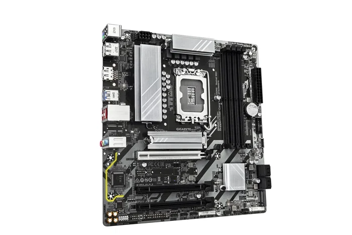 Gigabyte B860M DS3H 1.0 Placa Base Intel B860 Socket LGA 1851 (Core Ultra Series 1/2) mATX con DDR5, PCIe 5.0 x16, LAN 2.5GbE, M.2 NVMe