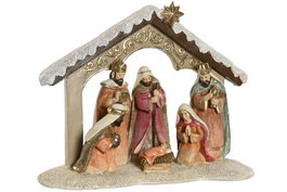 DKD Home Decor Nacimiento Multicolor en Resina