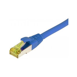 Synergy21 Patchkabel RJ45 CAT6A 500MHz 0,5m azul