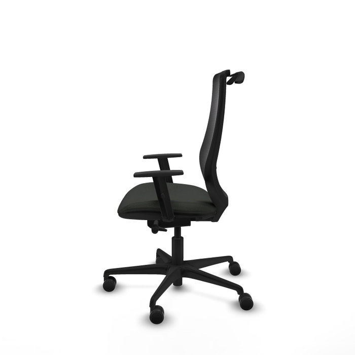 PIQUERAS Y CRESPO Silla de oficina Mardos con mecanismo Sincro/Traslack y Brazos 1D - Negro PIQUERAS Y CRESPO Silla de oficina Mardos con mecanismo Sincro/Traslack y Brazos 1D - Negro