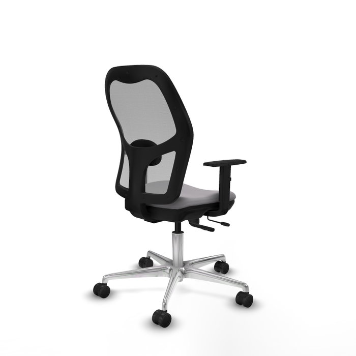 PIQUERAS Y CRESPO Silla de oficina Jorquera Gris con mecanismo Sincro/Traslack