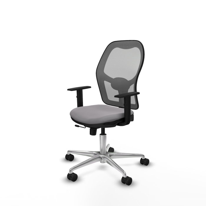 PIQUERAS Y CRESPO Silla de oficina Jorquera Gris con mecanismo Sincro/Traslack