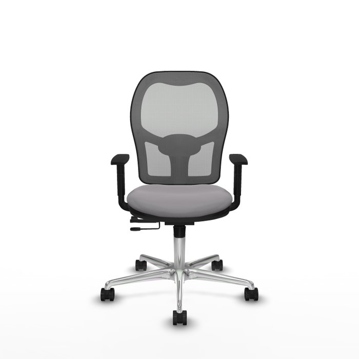 PIQUERAS Y CRESPO Silla de oficina Jorquera Gris con mecanismo Sincro/Traslack