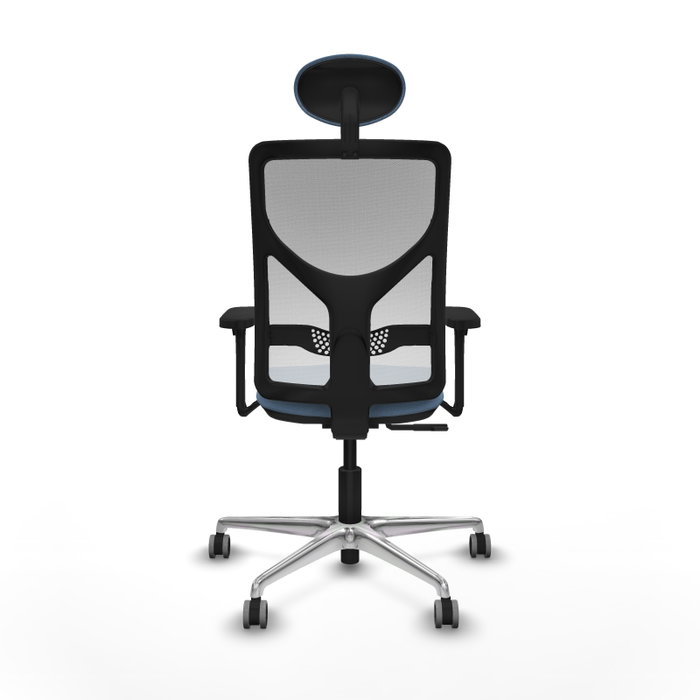 PIQUERAS Y CRESPO Silla de oficina Motilla con mecanismo Sincro, Azul cielo y Blanco PIQUERAS Y CRESPO Silla de oficina Motilla con mecanismo Sincro, Azul cielo y Blanco