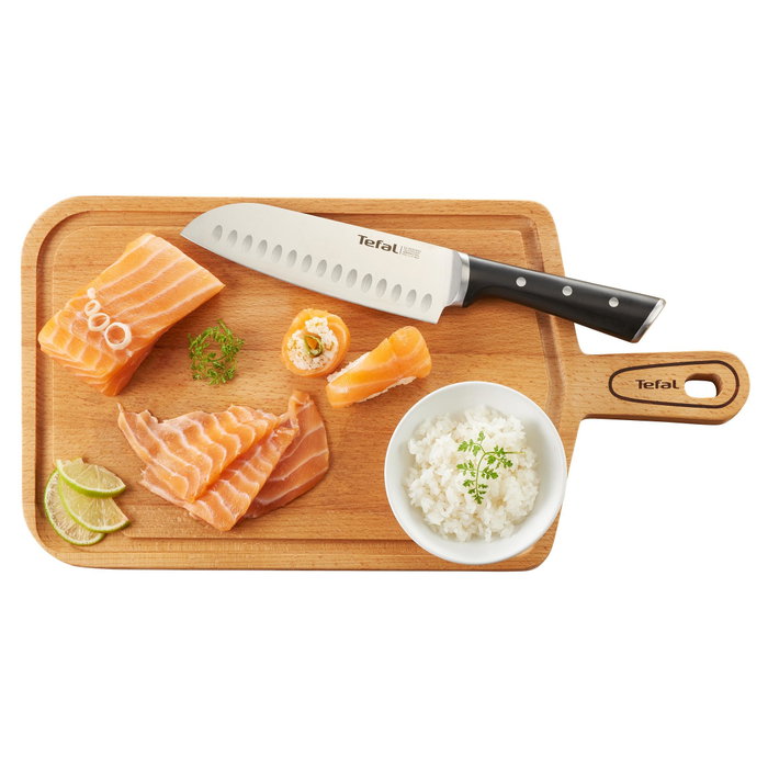Tefal K232S5 Set de cuchillos con bloque de 5 piezas en negro