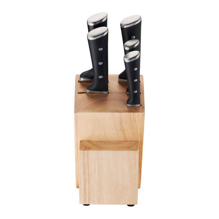 Tefal K232S5 Set de cuchillos con bloque de 5 piezas en negro