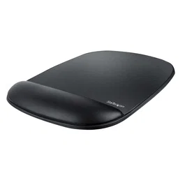 StarTech.com Alfombrilla de Ratón Ergonómica con Reposamuñecas de Gel, 17x18x2cm, Base Antideslizante, Negro