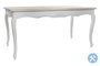 DKD Home Decor Mesa de Comedor Versalles3 Madera Blanco y Natural