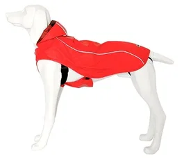 Freedog Abrigo Impermeable Artic Rojo 25 cm