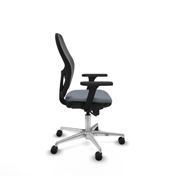 PIQUERAS Y CRESPO Silla de oficina Jorquera con mecanismo Sincro, Gris y Negro PIQUERAS Y CRESPO Silla de oficina Jorquera con mecanismo Sincro, Gris y Negro