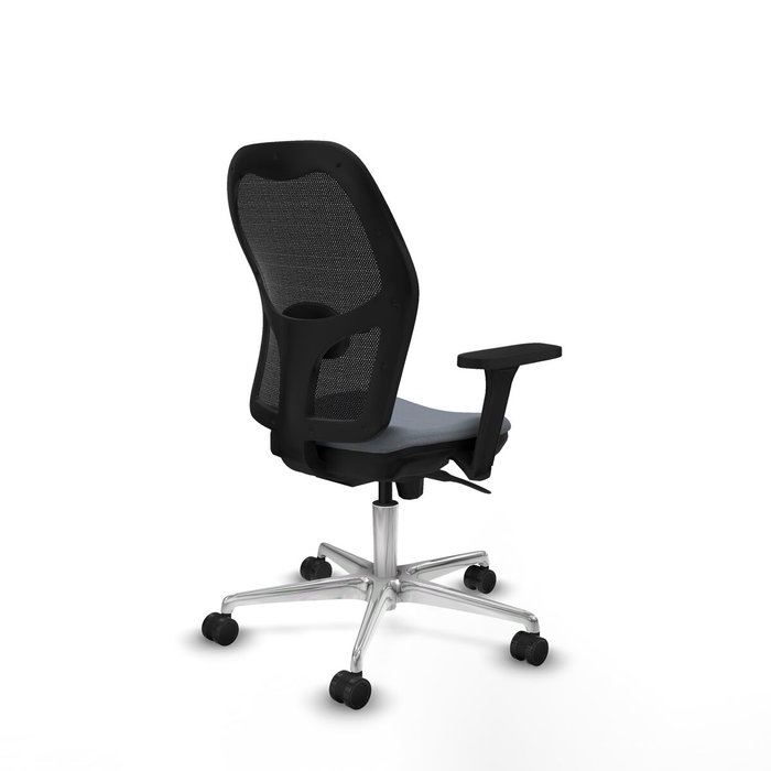 PIQUERAS Y CRESPO Silla de oficina Jorquera con mecanismo Sincro, Gris y Negro PIQUERAS Y CRESPO Silla de oficina Jorquera con mecanismo Sincro, Gris y Negro
