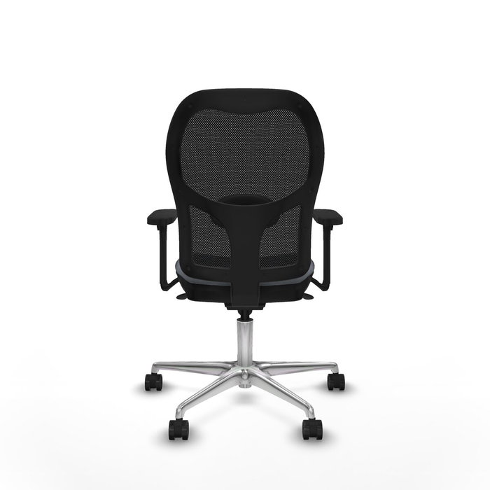 PIQUERAS Y CRESPO Silla de oficina Jorquera con mecanismo Sincro, Gris y Negro PIQUERAS Y CRESPO Silla de oficina Jorquera con mecanismo Sincro, Gris y Negro