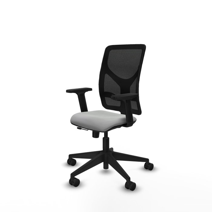 PIQUERAS Y CRESPO Silla de oficina Motilla con mecanismo Sincro/Traslack Gris claro y Negro PIQUERAS Y CRESPO Silla de oficina Motilla con mecanismo Sincro/Traslack Gris claro y Negro