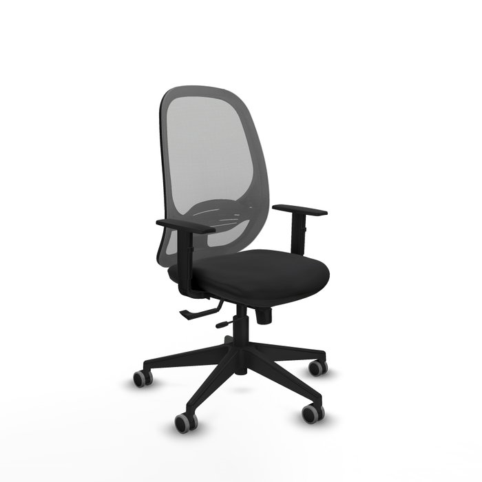 PIQUERAS Y CRESPO Silla de oficina Cilanco con mecanismo Sincro/Traslack, Negro y Gris PIQUERAS Y CRESPO Silla de oficina Cilanco con mecanismo Sincro/Traslack, Negro y Gris