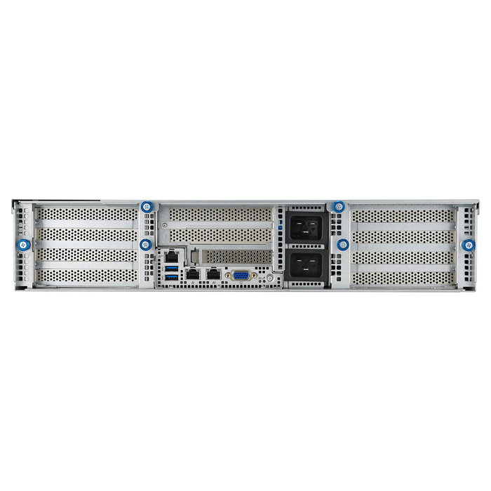 ASUS ESC4000A-E12 Server Barebone 2U Rack SP5, 1 Socket, 12 DIMM DDR5, 12 HDD/SSD Bays, Dual 2600W PSU, GPU Ready, SKU: 90SF02M3-M01090