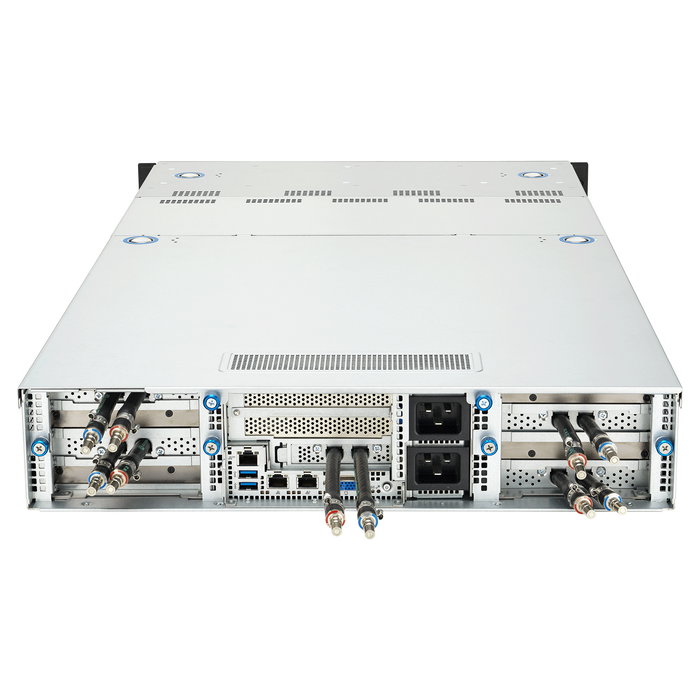 ASUS ESC4000A-E12 Server Barebone 2U Rack SP5, 1 Socket, 12 DIMM DDR5, 12 HDD/SSD Bays, Dual 2600W PSU, GPU Ready, SKU: 90SF02M3-M01090