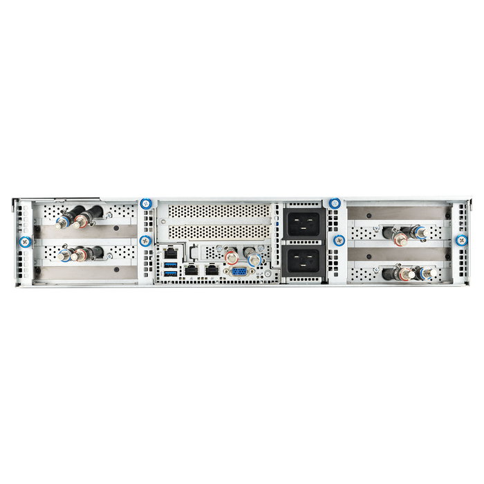 ASUS ESC4000A-E12 Server Barebone 2U Rack SP5, 1 Socket, 12 DIMM DDR5, 12 HDD/SSD Bays, Dual 2600W PSU, GPU Ready, SKU: 90SF02M3-M01090