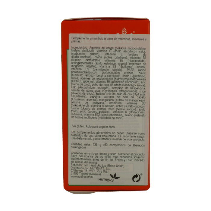 Health Aid Healthy Mega 60 comprimidos Health Aid Healthy Mega 60 comprimidos