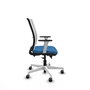PIQUERAS Y CRESPO Silla de oficina Haches Azul claro y Blanco