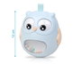 KioKids Juguete Tentetieso Búho Azul con Ojitos Móviles y Campanitas, Plástico y Textil, Ideal para Bebés +3 Meses, Fácil de Coger