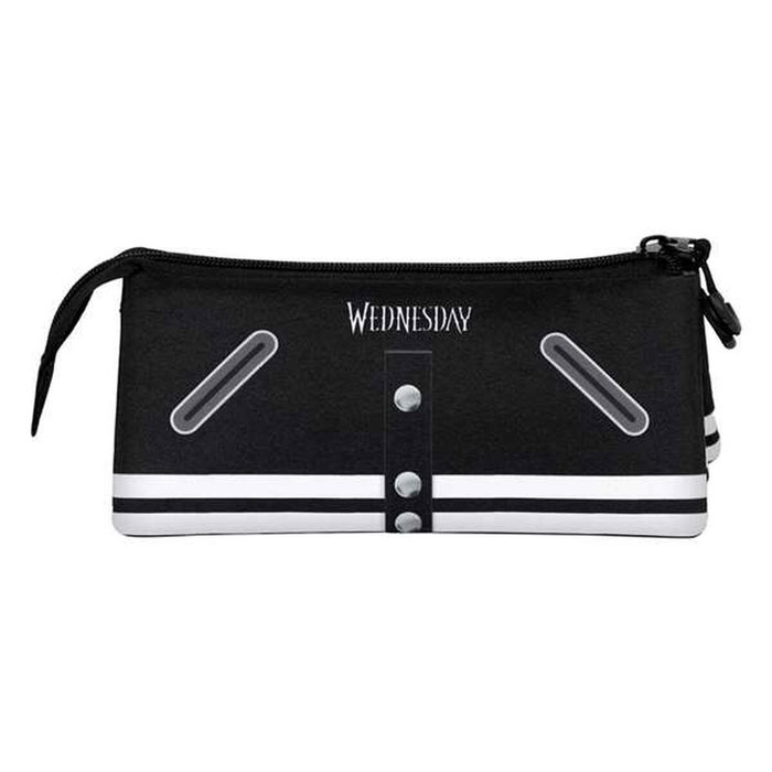 Karactermania Portatodo Triple FAN 2.0 Miércoles Varsity Negro