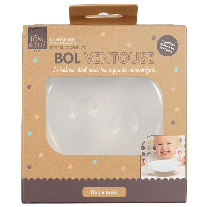 Tom et Zoe Plato Bebé Con Ventosa 14,5X12X6 Libre BPA Colección Puericultura