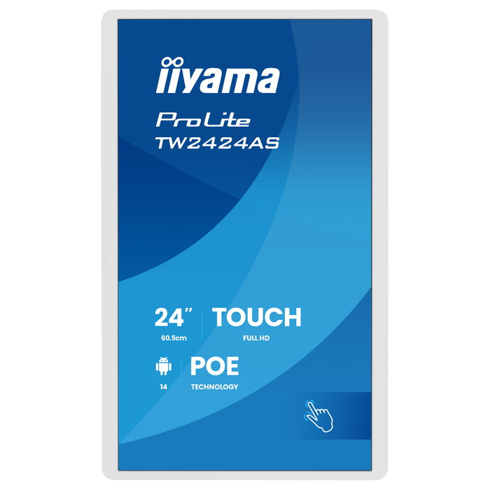 Iiyama TW2424AS-W3P Panel Interactivo 24 pulg Android 14 Blanco