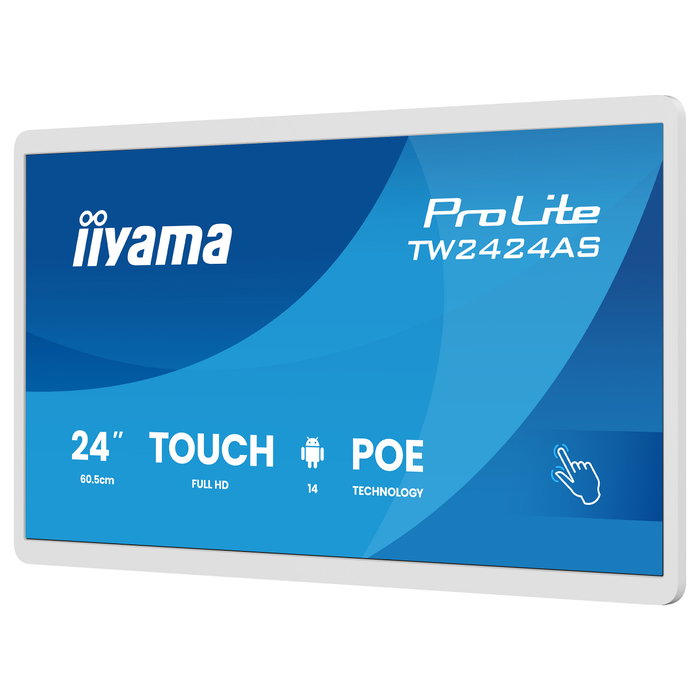 Iiyama TW2424AS-W3P Panel Interactivo 24 pulg Android 14 Blanco