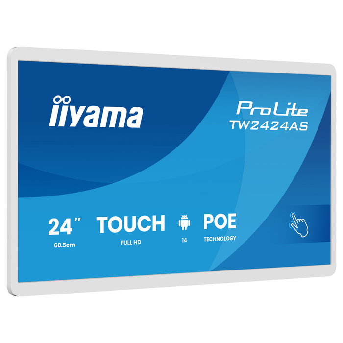 Iiyama TW2424AS-W3P Panel Interactivo 24 pulg Android 14 Blanco