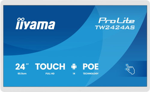 Iiyama TW2424AS-W3P Panel Interactivo 24 pulg Android 14 Blanco
