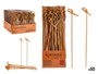 Kinvara Set de 48 Brochetas Natural de Bambú