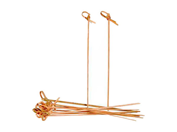 Kinvara Set de 48 Brochetas Natural de Bambú