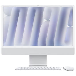 Apple iMac 24" con pantalla Retina 4.5K - Chip M4 (10-Core CPU/GPU), 16 GB RAM, 256 GB SSD, macOS Sequoia - Color Plata