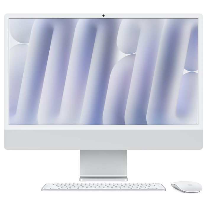 Apple iMac 24" con pantalla Retina 4.5K - Chip M4 (10-Core CPU/GPU), 16 GB RAM, 256 GB SSD, macOS Sequoia - Color Plata Apple iMac 24" con pantalla Retina 4.5K - Chip M4 (10-Core CPU/GPU), 16 GB RAM, 256 GB SSD, macOS Sequoia - Color Plata