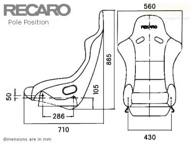 Recaro Asiento de Competición Pole Position FIA Velour Rojo para Piloto y Copiloto RC070980193 - Homologación FIA 8855-1999 Recaro Asiento de Competición Pole Position FIA Velour Rojo para Piloto y Copiloto RC070980193 - Homologación FIA 8855-1999