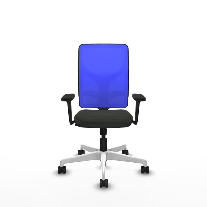 PIQUERAS Y CRESPO Silla de oficina Motilla con Mecanismo Sincro, Tela Negra y Malla Azul PIQUERAS Y CRESPO Silla de oficina Motilla con Mecanismo Sincro, Tela Negra y Malla Azul