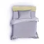 Juego de Cama con Funda Nórdica 220x240 cm y Fundas de Almohada 60x60 cm - 80% Algodón 20% Poliéster - Gris ASI8683342999427