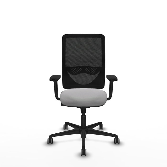 PIQUERAS Y CRESPO Silla de oficina Zulema con mecanismo Sincro, Gris claro y Negro PIQUERAS Y CRESPO Silla de oficina Zulema con mecanismo Sincro, Gris claro y Negro