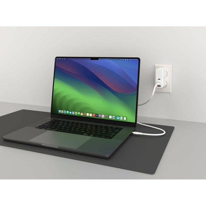 Targus HJ4001WHGL - Cable de Carga USB-C a USB-C de 1m, 240W, USB 2.0, Silicona, Blanco