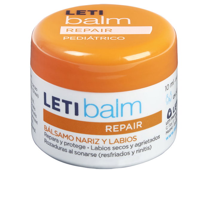 Leti Pharma LETIBALM Repair Pediátrico Bálsamo Nariz y Labios 10 ml Reparador para Niños Leti Pharma LETIBALM Repair Pediátrico Bálsamo Nariz y Labios 10 ml Reparador para Niños