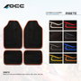 OCC Design Alfombrillas Coche A Medida Para Fiat 124 Spider 2016-Presente, 2 Piezas Con Ribete Verde, Referencia OCCFT0001GR