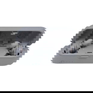 Audio-Technica ATH-CKR7TW Auriculares Inalámbricos True Wireless, Binaurales, Dentro de oído, Gris, Bluetooth 5.0, 5-45000 Hz