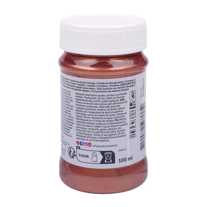 Talens Art Creation Témpera Int/Ext Cobre Cálido 100ml