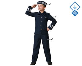 Disfraz marinero infantil azul negro