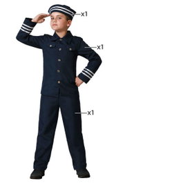 Disfraz marinero infantil azul negro