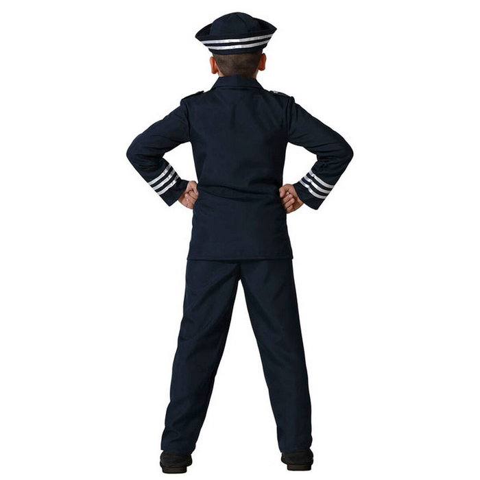 Disfraz marinero infantil azul negro Disfraz marinero infantil azul negro